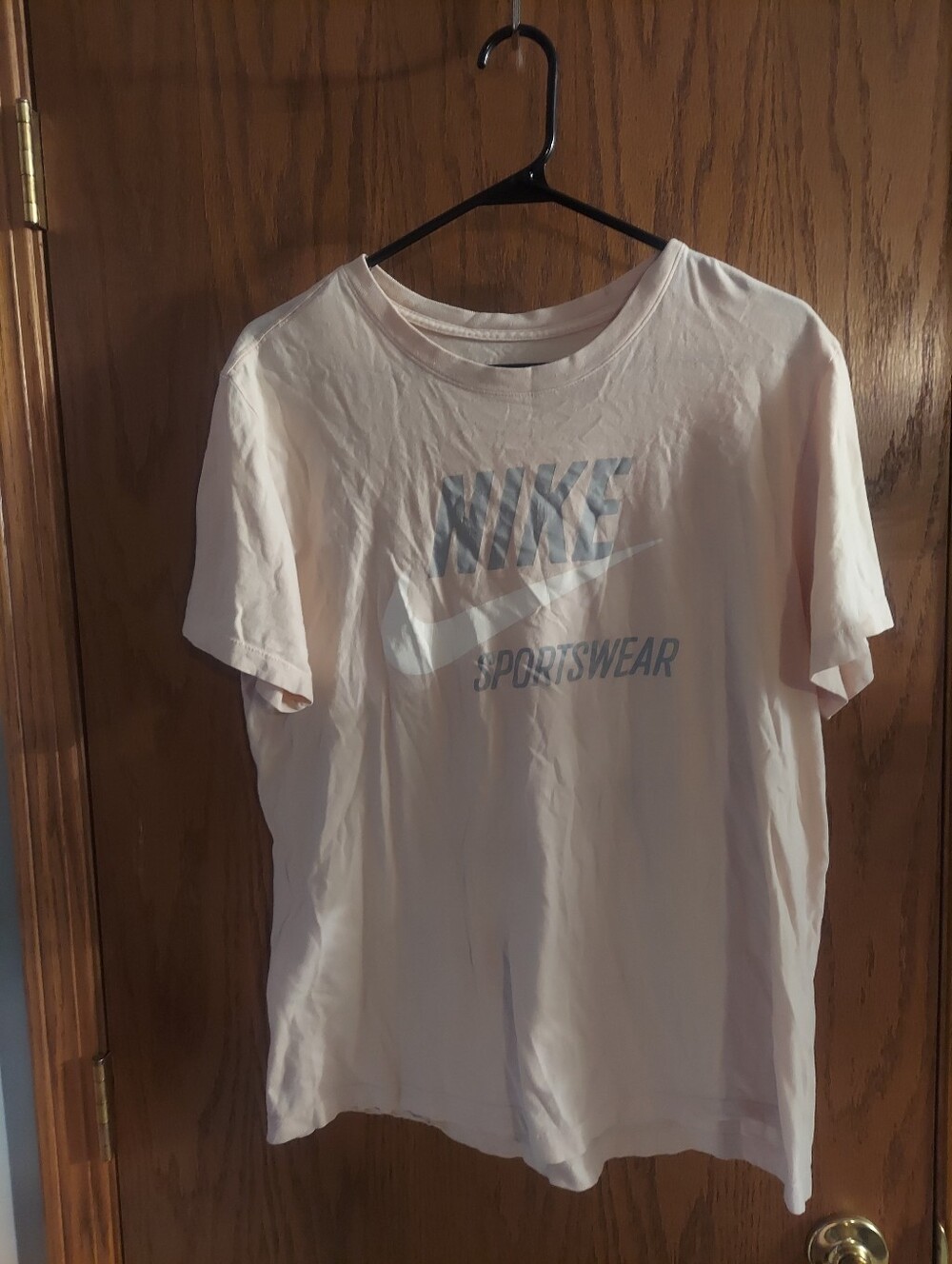 Nike Sportswear Graphic T-Shirt Light Pink Size XL "The Nike Tee"